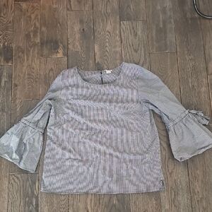 Jcrew Bell Sleeved Blouse